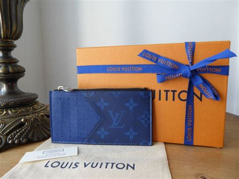 louis vuitton card holder cobalt